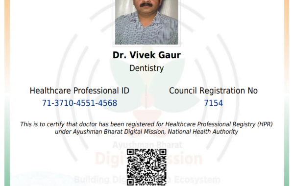 About - Simpladent Clinics: Dr Vivek Gaur Digital Doctor Certificate (2024)